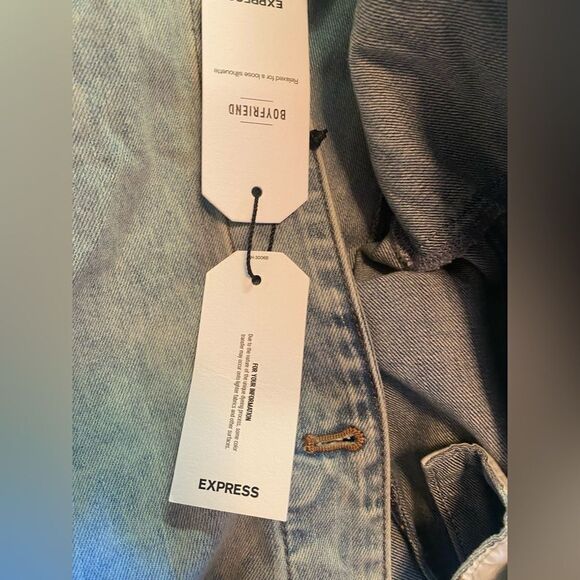 Express light blue denim jacket size M/L - Picture 8 of 15
